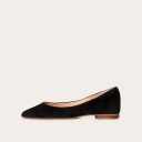 Mishor Ballerina, black suede